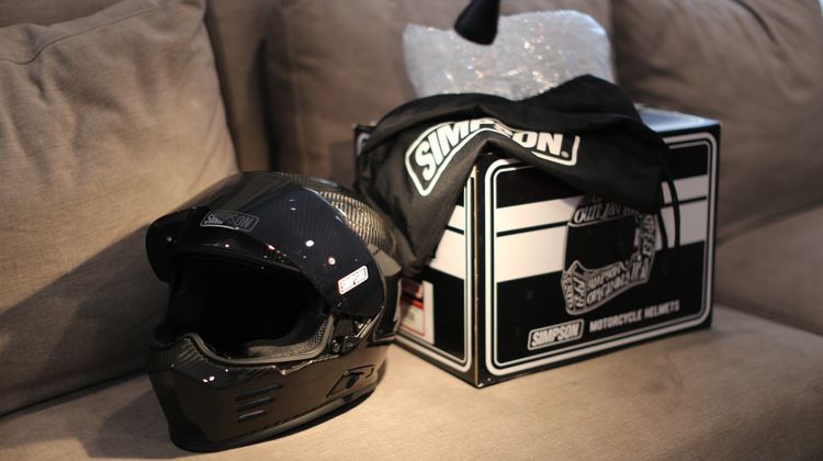 Simpson Ghost Bandit Helmet - Carbon Size L