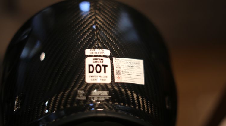 Simpson Ghost Bandit Helmet - Carbon Size L รูปที่ 3