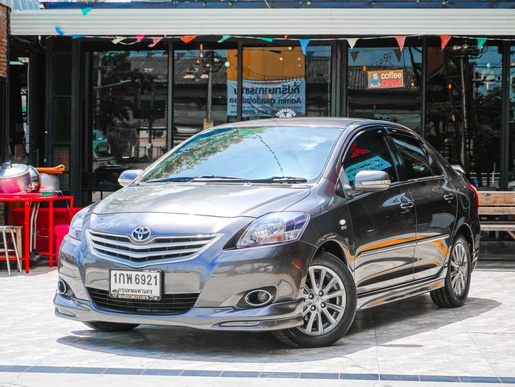 Toyota Vios 2013 1.5 E Sedan เบนซิน ไม่ติดแก๊ส เกียร์อัตโนมัติ เทา