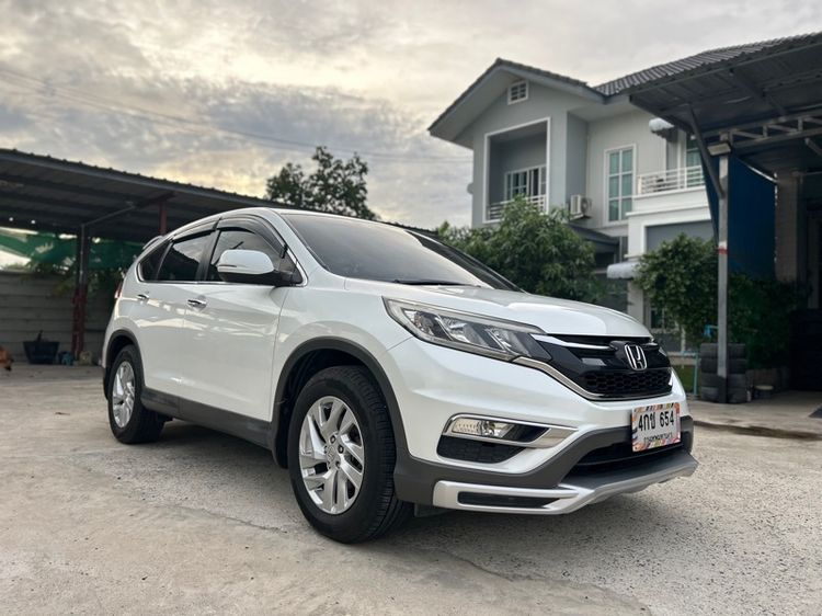 Honda CR-V 2015 2.0 E Wise Edition 4WD Utility-car เบนซิน ไม่ติดแก๊ส เกียร์อัตโนมัติ ขาว รูปที่ 3