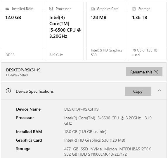 Dell Optiplex 5040 SFF + จอ 24 นิ้ว ยกชุดพร้อมใช้งาน รูปที่ 3