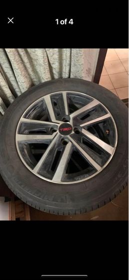 ล้อแม็ค TRD แท้แถมยาง ขอบ 15 สี่รู100 สำหรับ TOYOTA 