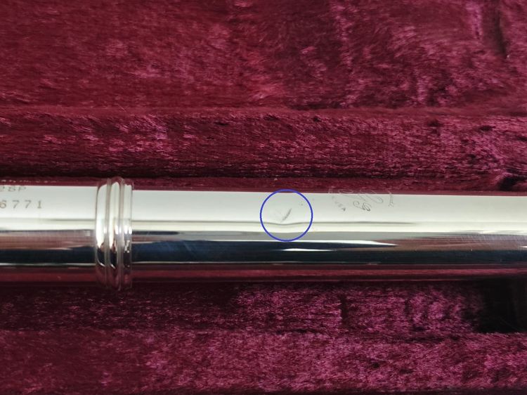Flute ยี่ห้อ Gemeinhardt รุ่น 2sp(Silver Plated)made in U.S.A. สภาพดี รูปที่ 14