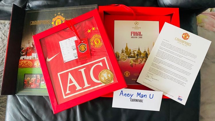Manchester United 2008 Champions League Commemorative Box Set (3 ดาว) รูปที่ 5