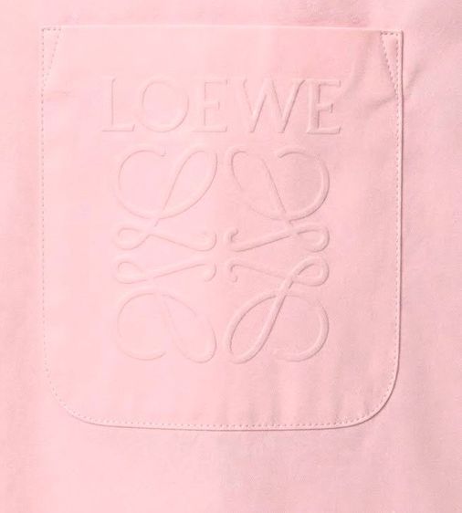 LOEWE Classic  Anagram Embroidered Cotton Shirt รูปที่ 5