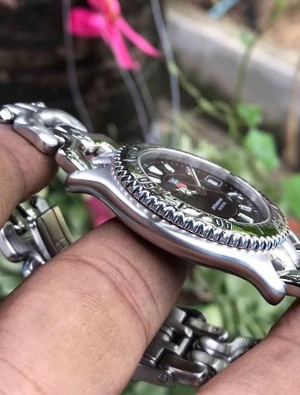 Tag Heuer ก้างปลา วงแหวน 3ชั้น  king Black Dial
 รูปที่ 7