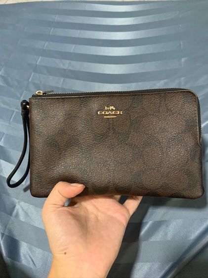 Coach Coah คล้องมือ 2ซิป L