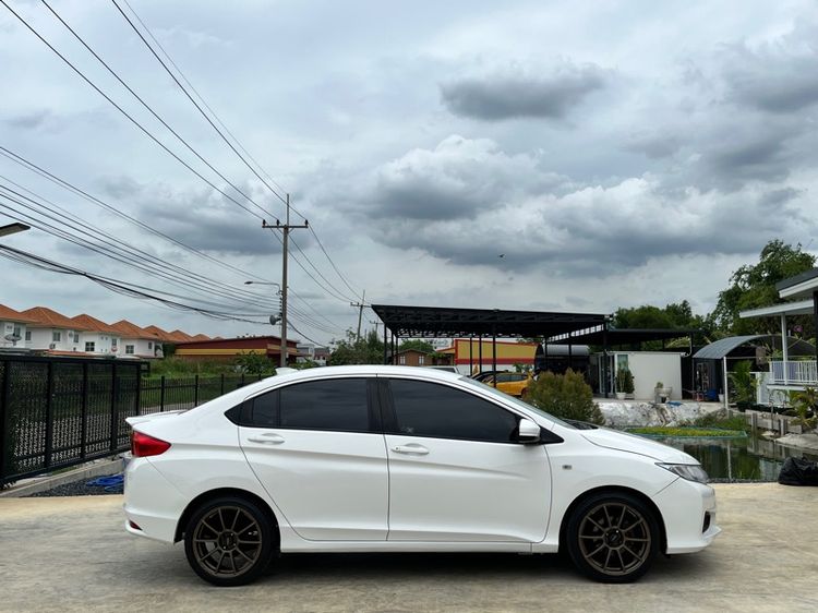 Honda City 2015 1.5 S Sedan เบนซิน ไม่ติดแก๊ส เกียร์อัตโนมัติ ขาว รูปที่ 4