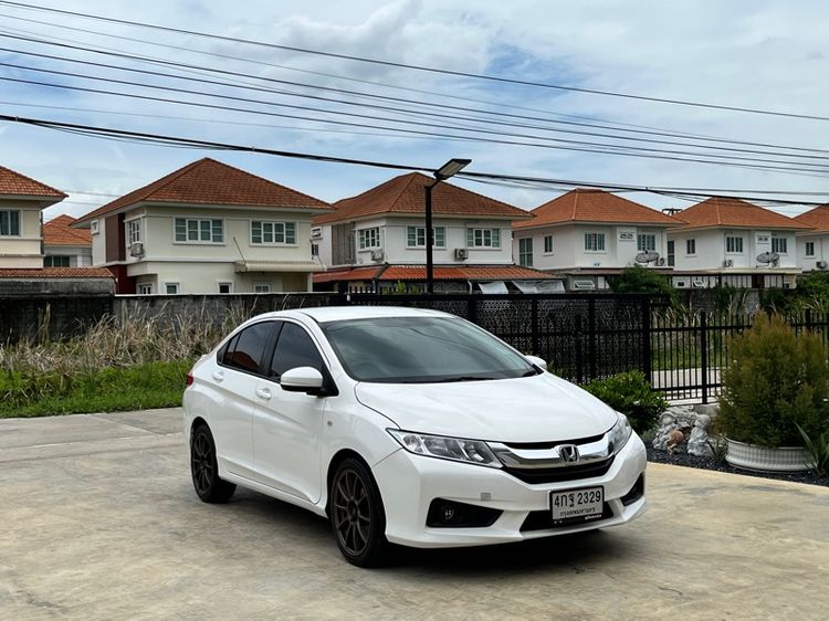 Honda City 2015 1.5 S Sedan เบนซิน ไม่ติดแก๊ส เกียร์อัตโนมัติ ขาว รูปที่ 3
