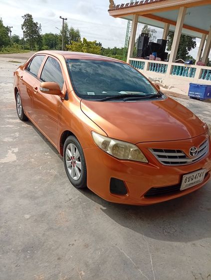 Toyota Corolla 2012 1.6 Sedan เบนซิน NGV เกียร์ธรรมดา ส้ม รูปที่ 3