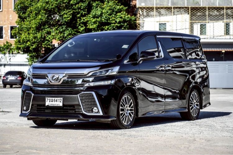 รถ Toyota Vellfire 2.5 Z G Edition สี ดำ
