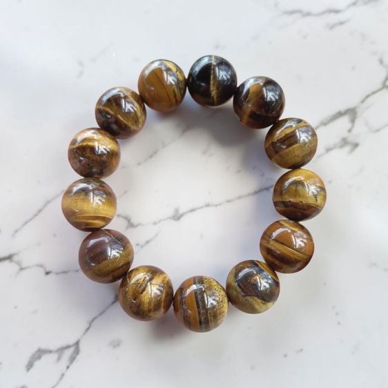 อื่นๆ สร้อยข้อมือหินไทเกอร์อาย (Tiger's Eye) หรือ พลอยตาเสือ 
