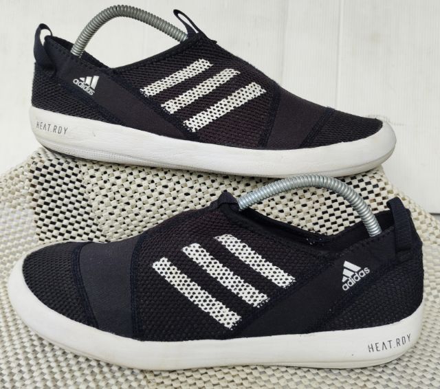 รองเท้าผ้าใบ ผ้าใบ UK 9 | EU 43 1/3 | US 9.5 รองเท้า💥adidas Slip - On💥ของแท้‼️สีดำ พื้นเดิม นิ่ม เบา สวยๆ เดิม สภาพดี💥ไซร์43.5
