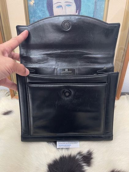 Givenchy Top Handle Bag หนังสวย กระเป๋าวินเทจ สภาพดี 1,250 บาท รูปที่ 14