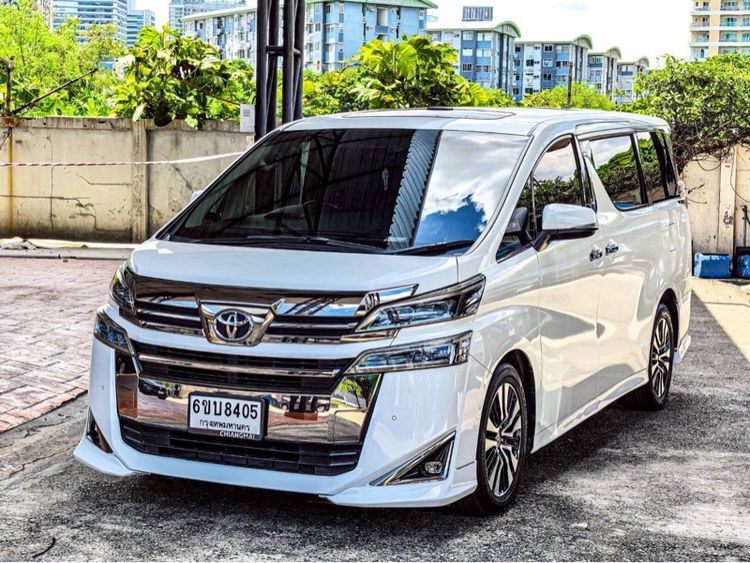 รถ Toyota Vellfire 2.5 Z G Edition สี ขาว