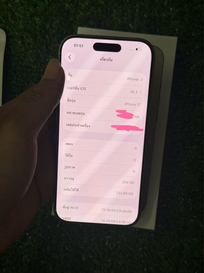 iphone 17 256GB Bat100 รูปที่ 6
