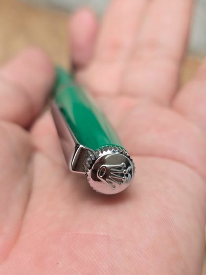 ปากกา Rolex AD VIP GIFT Green Emerald Emblem Twist Ballpoint Pen, NEW Box,  รูปที่ 12