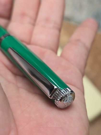 ปากกา Rolex AD VIP GIFT Green Emerald Emblem Twist Ballpoint Pen, NEW Box,  รูปที่ 14