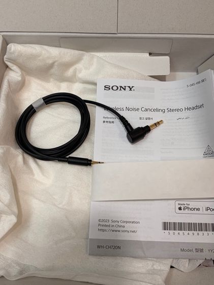 Somy WH-CH720N headphone สีดำ ใช้2ครั้ง รูปที่ 3