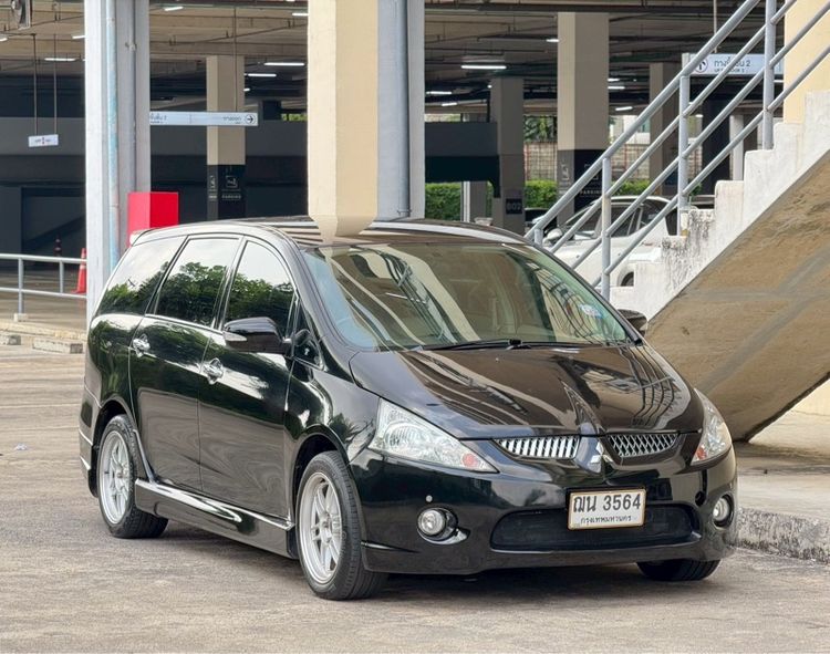 Mitsubishi Space Wagon 2008 2.4 GLS Sedan เบนซิน ไม่ติดแก๊ส เกียร์อัตโนมัติ ดำ รูปที่ 3