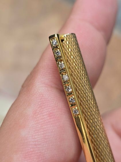 ปากกา S.T. Dupont Diamond Classic Gold Twist Ballpoint Pen Mens รูปที่ 6