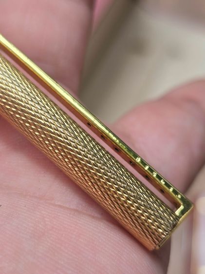 ปากกา S.T. Dupont Diamond Classic Gold Twist Ballpoint Pen Mens รูปที่ 11