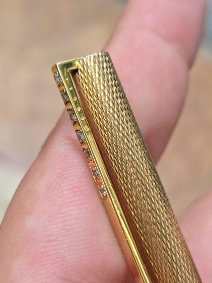 ปากกา S.T. Dupont Diamond Classic Gold Twist Ballpoint Pen Mens รูปที่ 12