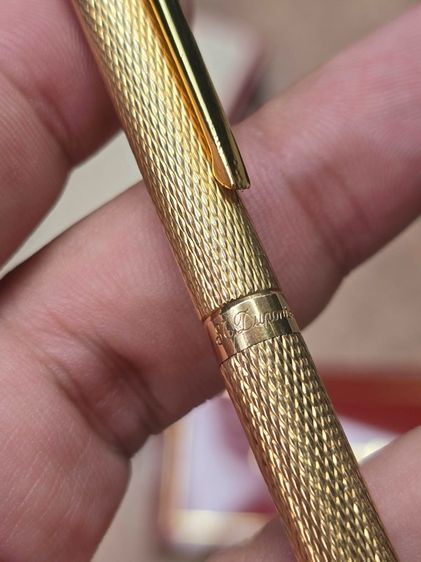 ปากกา S.T. Dupont Diamond Classic Gold Twist Ballpoint Pen Mens รูปที่ 15