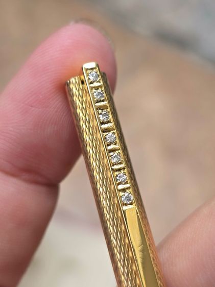 ปากกา S.T. Dupont Diamond Classic Gold Twist Ballpoint Pen Mens รูปที่ 18