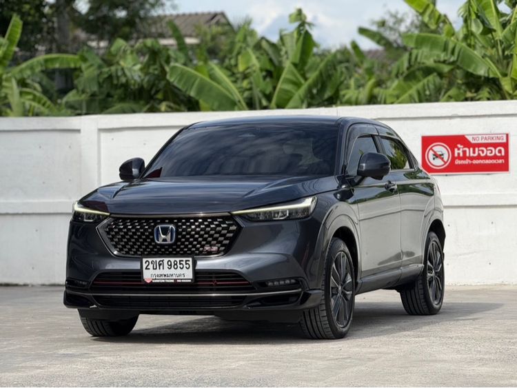 Honda HR-V 2021 1.5 e:HEV RS Utility-car ไฮบริด ไม่ติดแก๊ส เกียร์อัตโนมัติ เทา