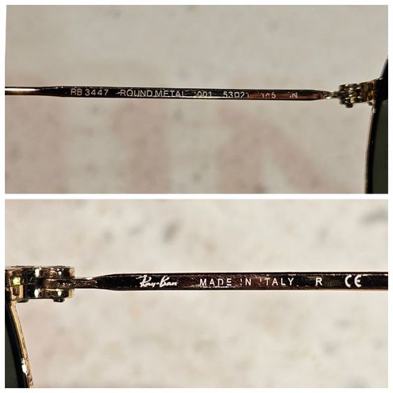 Rayban RB3447 ROUND METAL 53mm. รูปที่ 12