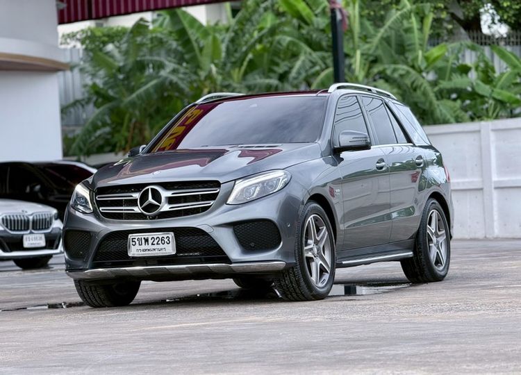 Mercedes-Benz GLE-Class 2017 Utility-car เบนซิน ไม่ติดแก๊ส เกียร์อัตโนมัติ เทา รูปที่ 3
