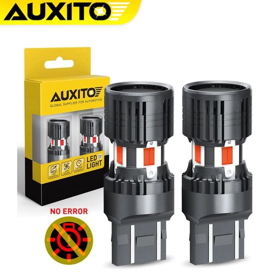 ไฟเบรค  ไฟท้าย  AUXITO 2 ชิ้น ไม่มี Hyper Flash T20 7443
