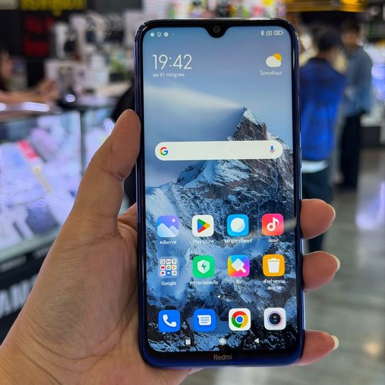 Xioami Redmi Note8 สีฟ้า เครื่องศูนย์ สภาพสวยๆ จอ6.3นิ้ว แรม4รอม64 Snap665AIE กล้อง48ล้าน(หลัง4ตัว)🔥🔥
