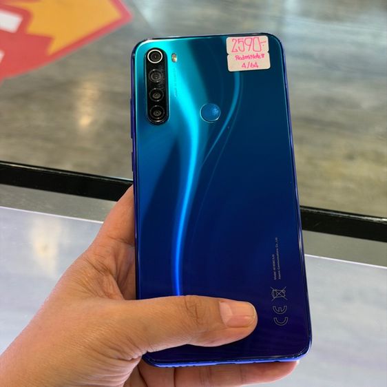 Xioami Redmi Note8 สีฟ้า เครื่องศูนย์ สภาพสวยๆ จอ6.3นิ้ว แรม4รอม64 Snap665AIE กล้อง48ล้าน(หลัง4ตัว)🔥🔥 รูปที่ 2