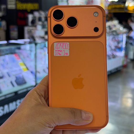 iPhone17 Pro Max 1TB สีส้ม เครื่องศูนย์ สภาพสวยมาก สุขภาพแบต100 ประกันศูนย์ยาวๆ ครงยกกล่อง🔥🔥 รูปที่ 3