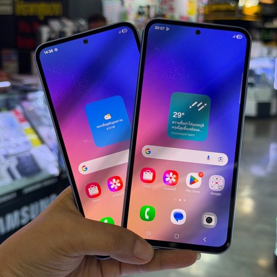 Galaxy A54 128 GB Samsung A54 5G สีม่วง เครื่องศูนย์ สภาพสวยมากๆ จอ6.4นิ้ว แรม8รอม128 กล้อง50ล้าน(3ตัว)🔥🔥