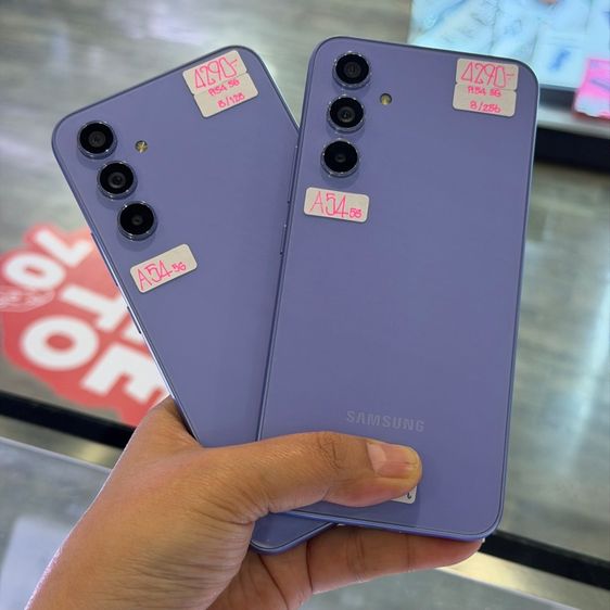 Samsung A54 5G สีม่วง เครื่องศูนย์ สภาพสวยมากๆ จอ6.4นิ้ว แรม8รอม128 กล้อง50ล้าน(3ตัว)🔥🔥 รูปที่ 2