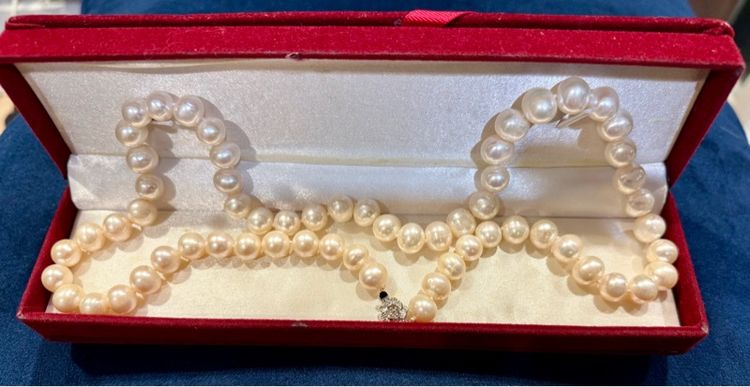 สร้อยไข่มุกแท้ (Genuine Pearl Necklace) รูปที่ 2