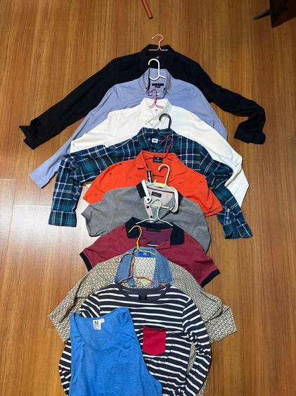 ราคาเหมา เสื้อแบรนด์ผู้ชายมือสอง อก38-42 คละไซส์