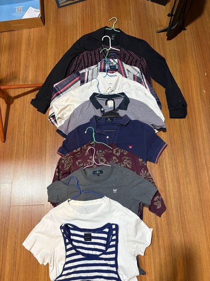 ราคาเหมา เสื้อผู้ชายแบรนด์แท้ มือสอง อก38-42 คละไซส์