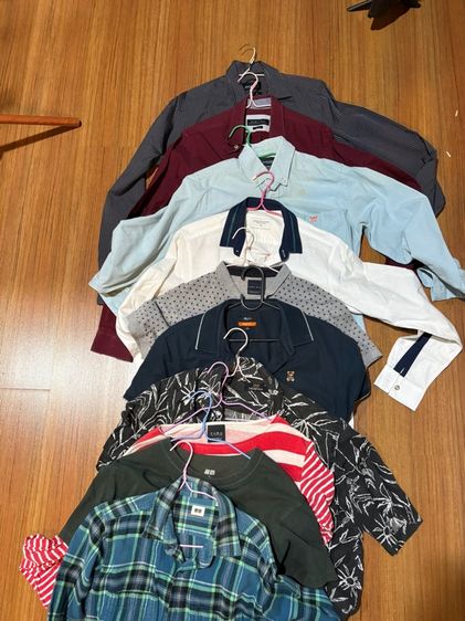 ราคาเหมา เสื้อผู้ชายแบรนด์แท้ มือสอง อก38-42 คละไซส์