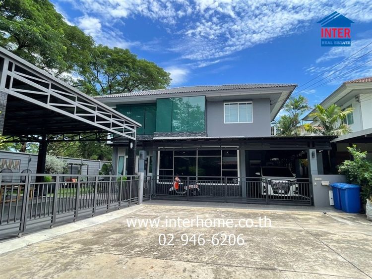 บ้านเดี่ยว 2 ชั้น 100.1 ตร.ว. หมู่บ้านฮาบิเทียเวนต์ (ซาฟารีเวิลด์) ใกล้แฟชั่นไอส์แลนด์ ซอยซาฟารีเวิลด์ ถนนรามอินทรา ถนนปัญญาอินทรา 