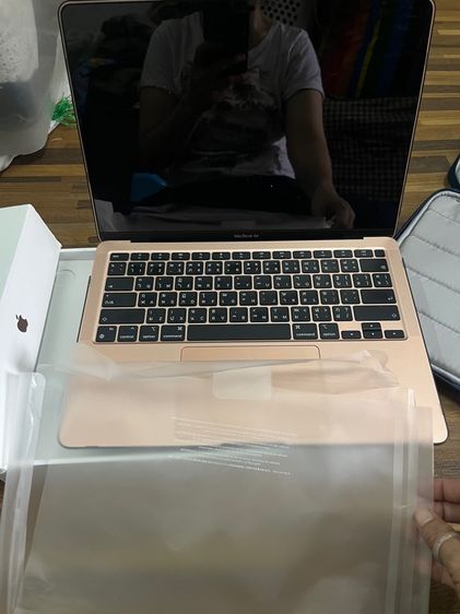 แมคบุ๊ค 13" ชิป Apple M1 (สี Gold) สภาพสวย อุปกรณ์ครบกล่อง ✨ รูปที่ 4