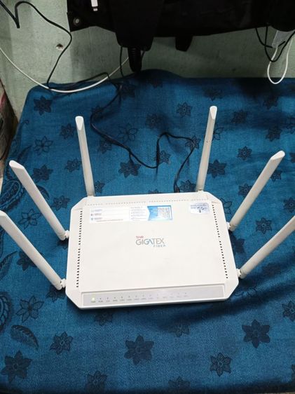 อุปกรณ์เครือข่าย เราเตอร์อินเทอร์เน็ตความเร็วสูงระดับกิกะบิต (Gigabit Fiber Router) แบบ 6 เสาสัญญาณ