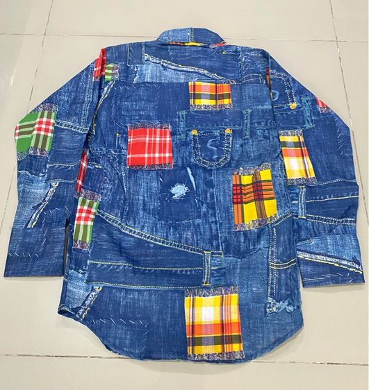 70’s Levis Bandana Shirt Big E ไซร์เด็กโต รูปที่ 2