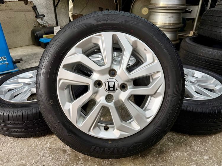 ล้อแม็ก HONDA JAZZ ขอบ 15”  ยาง OTANI 185-60R15 ปี 22 พร้อมใช้งาน