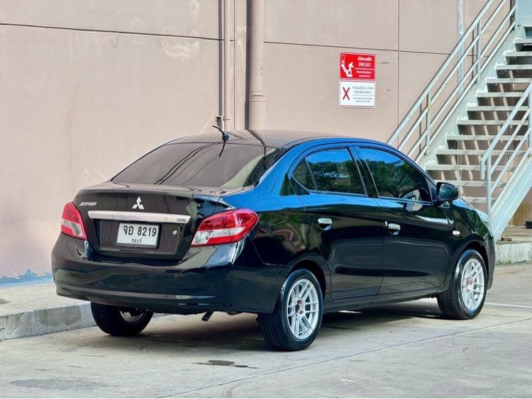 Mitsubishi Attrage 2018 1.2 GLX Sedan เบนซิน ไม่ติดแก๊ส เกียร์อัตโนมัติ ดำ รูปที่ 4