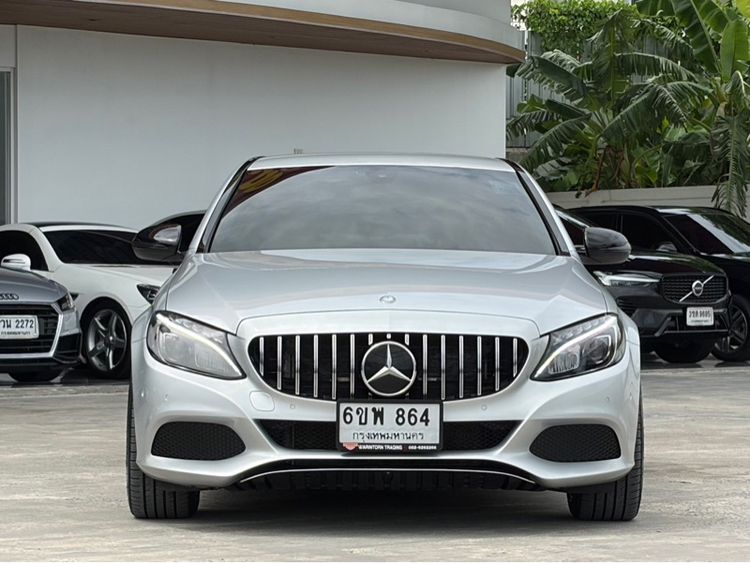 Mercedes-Benz C-Class 2015 C200 Sedan เบนซิน ไม่ติดแก๊ส เกียร์อัตโนมัติ เทา รูปที่ 2