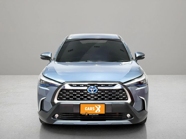 Toyota Corolla Cross 2020 1.8 Hybrid Premium Sedan ไฮบริด ไม่ติดแก๊ส เกียร์อัตโนมัติ เทา รูปที่ 3